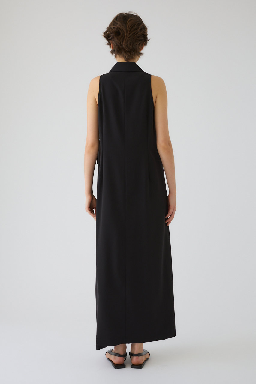 RIM.ARK(リムアーク)｜Halter neck tailored dress/ドレス/ブラック の 