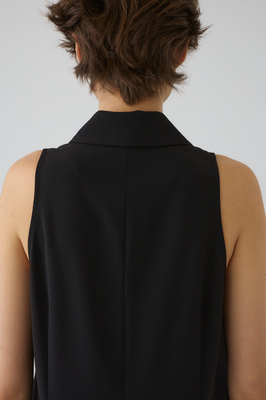 RIM.ARK(リムアーク)｜Halter neck tailored dress/ドレス/ブラック の