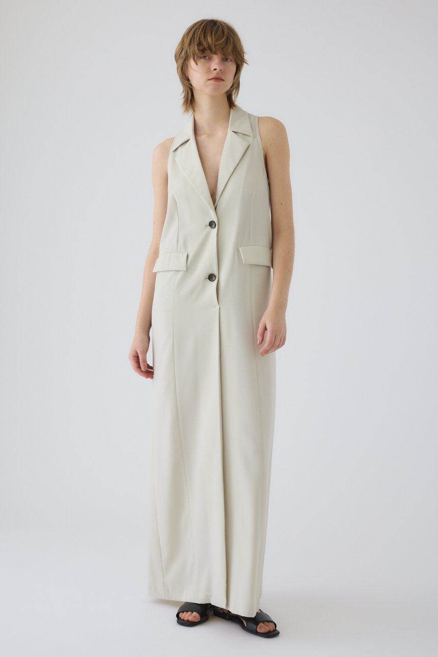 リムアーク/RIM.ARKの【5/1 10:00販売開始】Halter neck tailored dress/ドレス(ライトベージュ/460JSS33-1431)