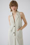 【5/1 10:00販売開始】Halter neck tailored dress/ドレス リムアーク/RIM.ARK
