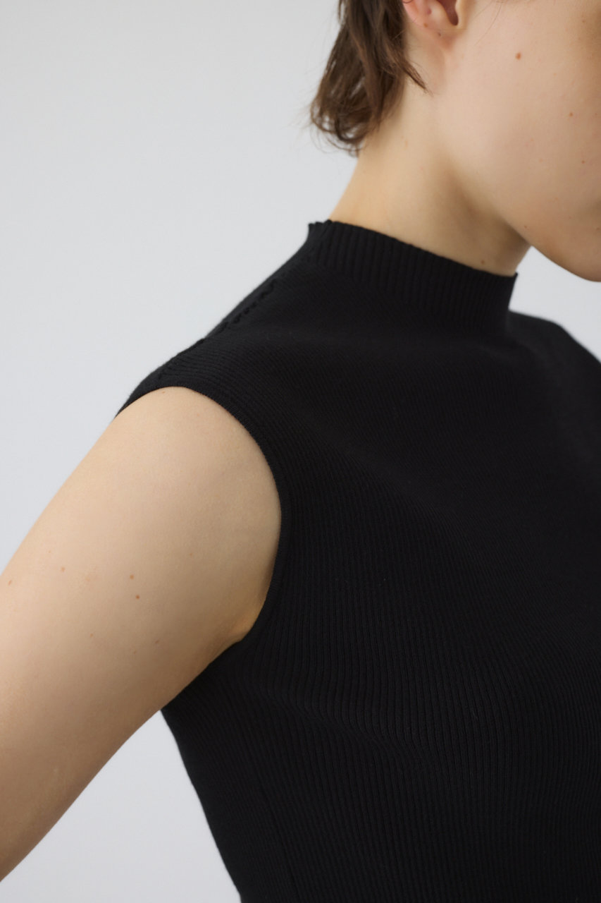 値下げ！RIM.ARK Easy knit all in one RIM.ARK(リムアーク)｜Washable basic N/S knit/ニット/ブラック の