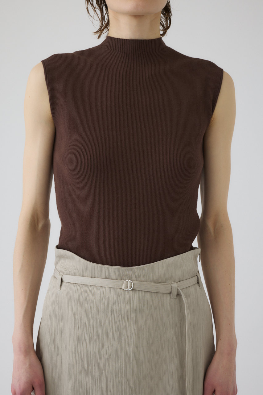 リムアーク/RIM.ARKのWashable basic N/S knit/ニット(ブラウン/460JSL70-3371)