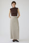 Washable basic N/S knit/ニット リムアーク/RIM.ARK