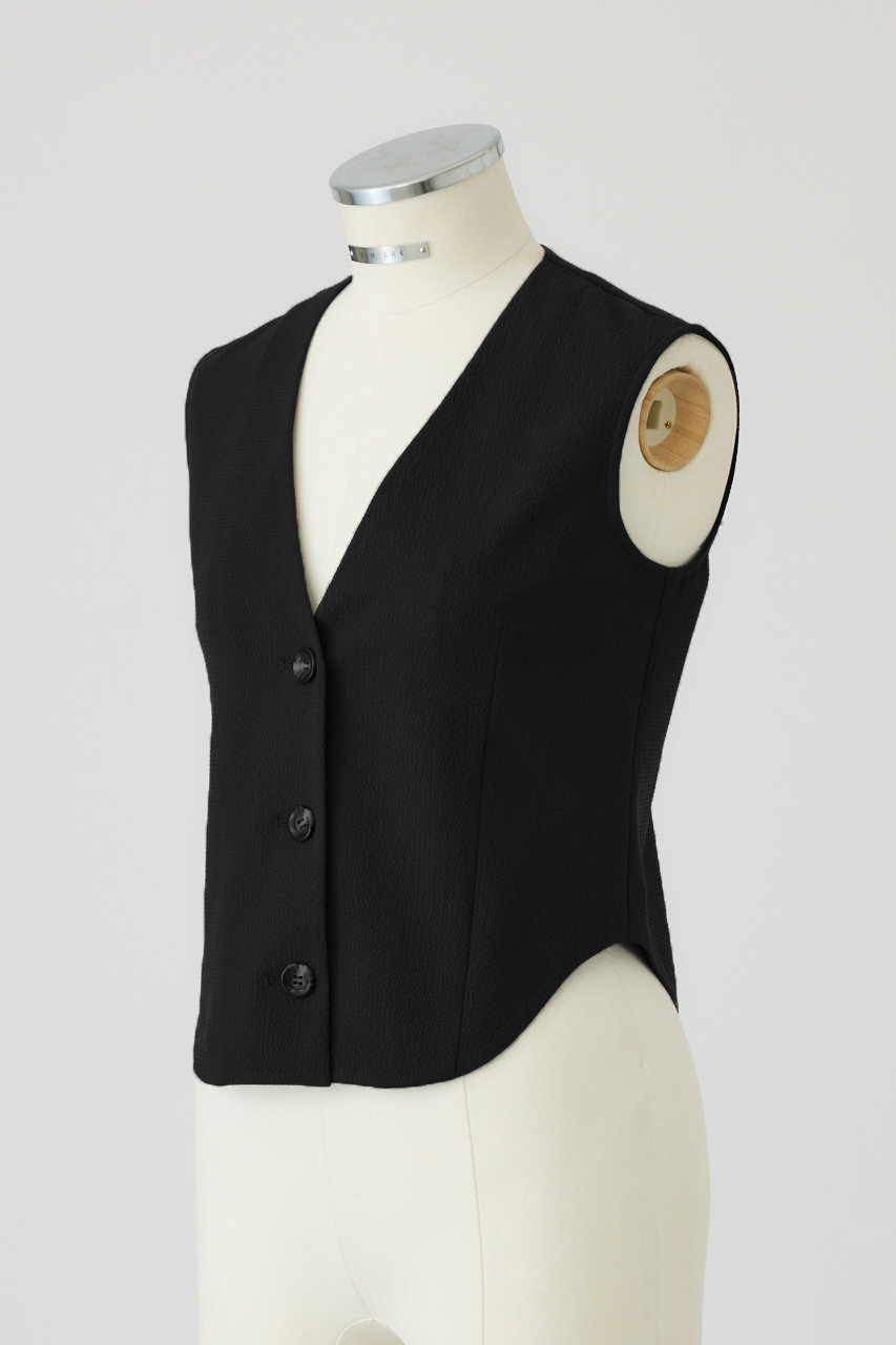 RIM.ARK(リムアーク)｜Comfy vest tops/ベスト/ブラック の通販