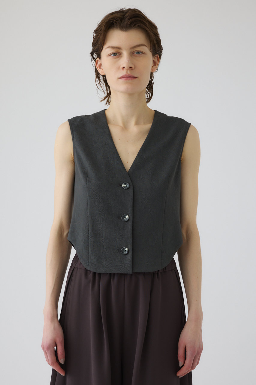 リムアーク/RIM.ARKの【予約販売】Comfy vest tops/ベスト(グレー/460JAL30-0381)