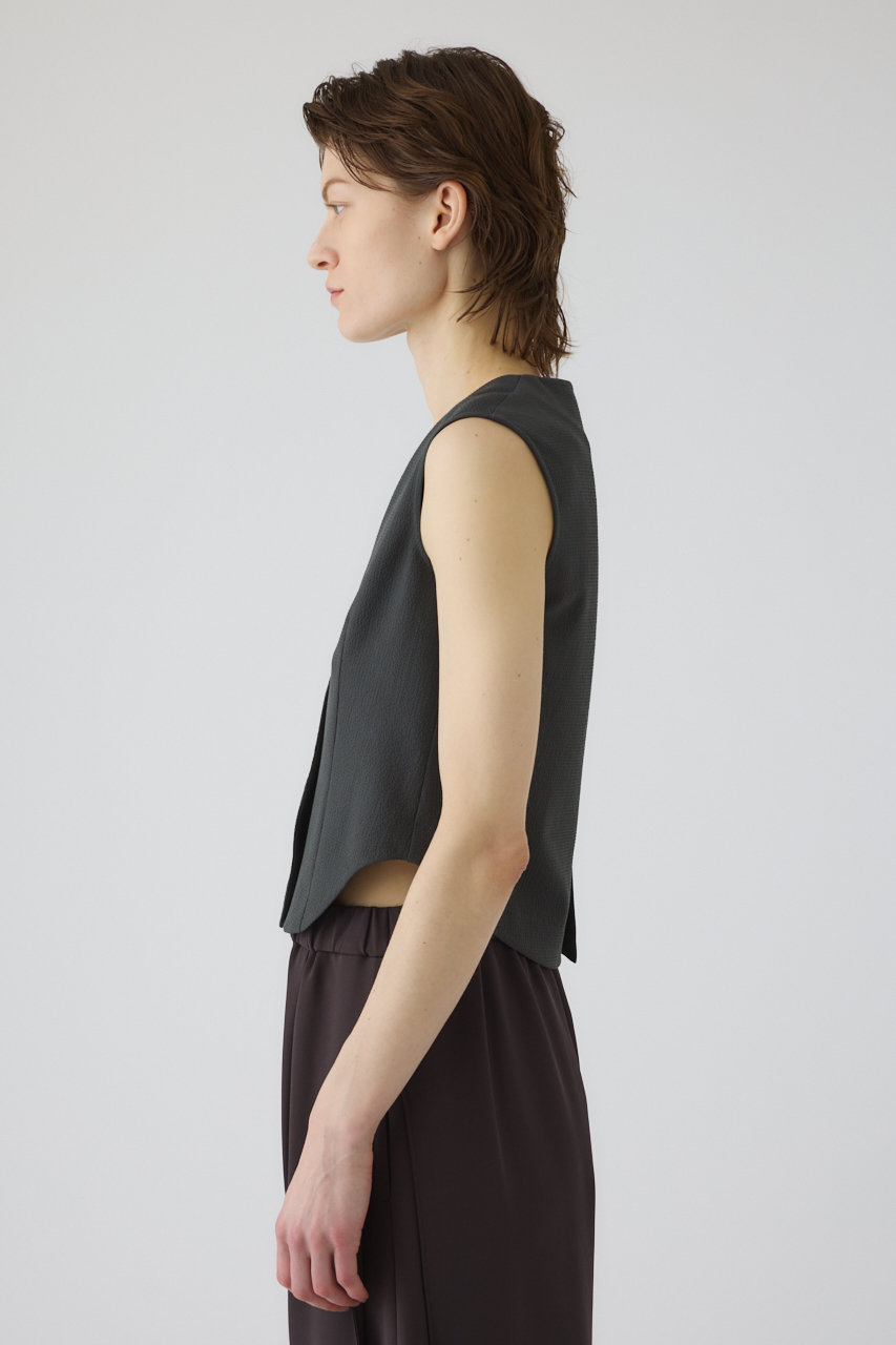 RIM.ARK(リムアーク)｜【予約販売】Comfy vest tops/ベスト/グレー の