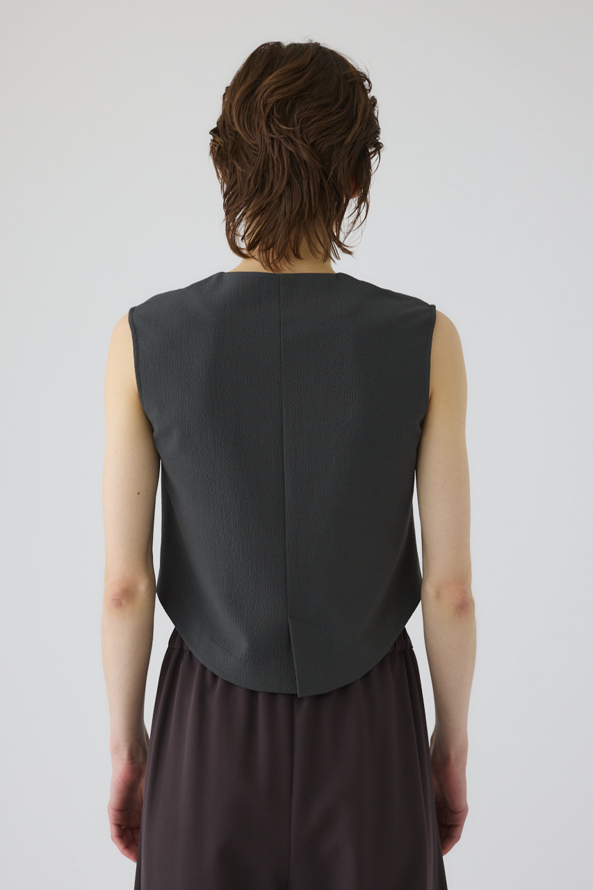 RIM.ARK(リムアーク)｜【予約販売】Comfy vest tops/ベスト/グレー の
