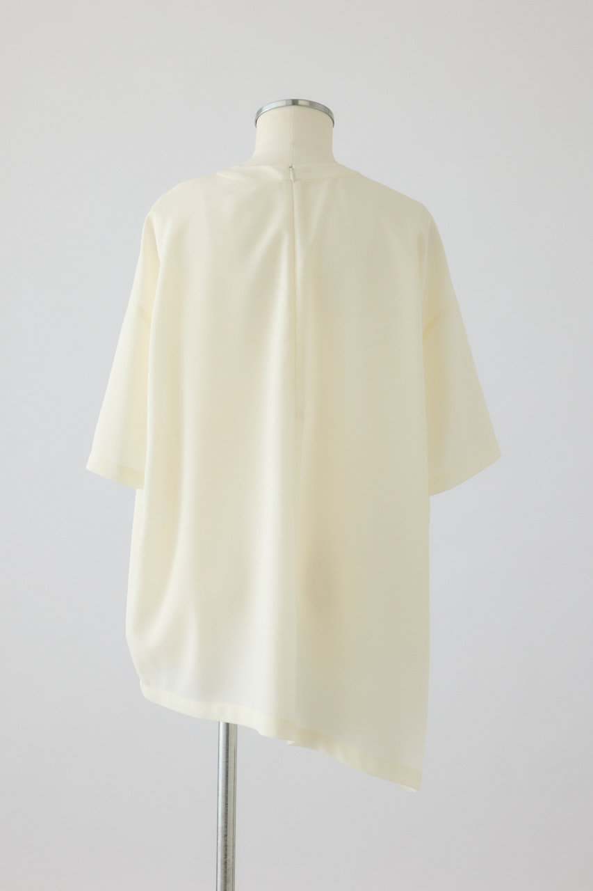 RIM.ARK(リムアーク)｜Asymmetry big T/SH/Tシャツ/オフホワイト の