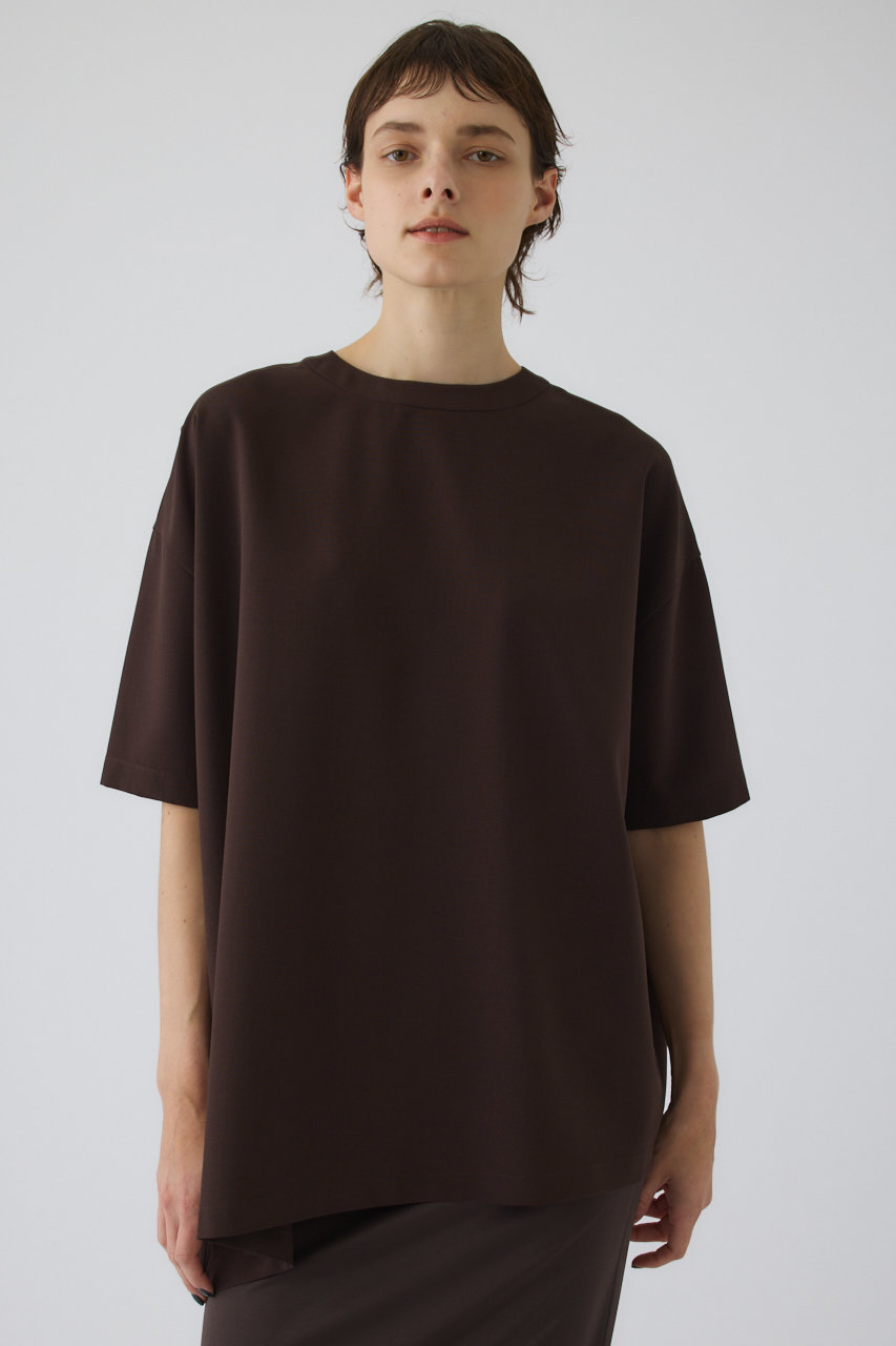 リムアーク/RIM.ARKの【予約販売】Asymmetry big T/SH/Tシャツ(ブラウン/460JAS30-0621)