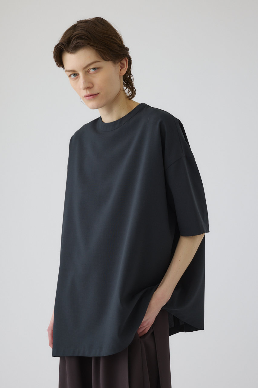 リムアーク/RIM.ARKの【予約販売】Asymmetry big T/SH/Tシャツ(グレー/460JAS30-0621)