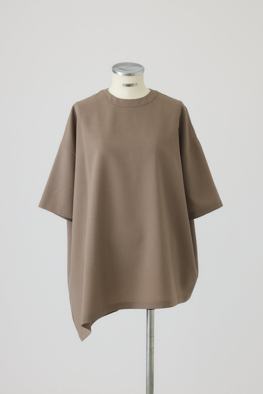 リムアーク/RIM.ARKの【予約販売】Asymmetry big T/SH/Tシャツ(グレージュ/460JAS30-0621)