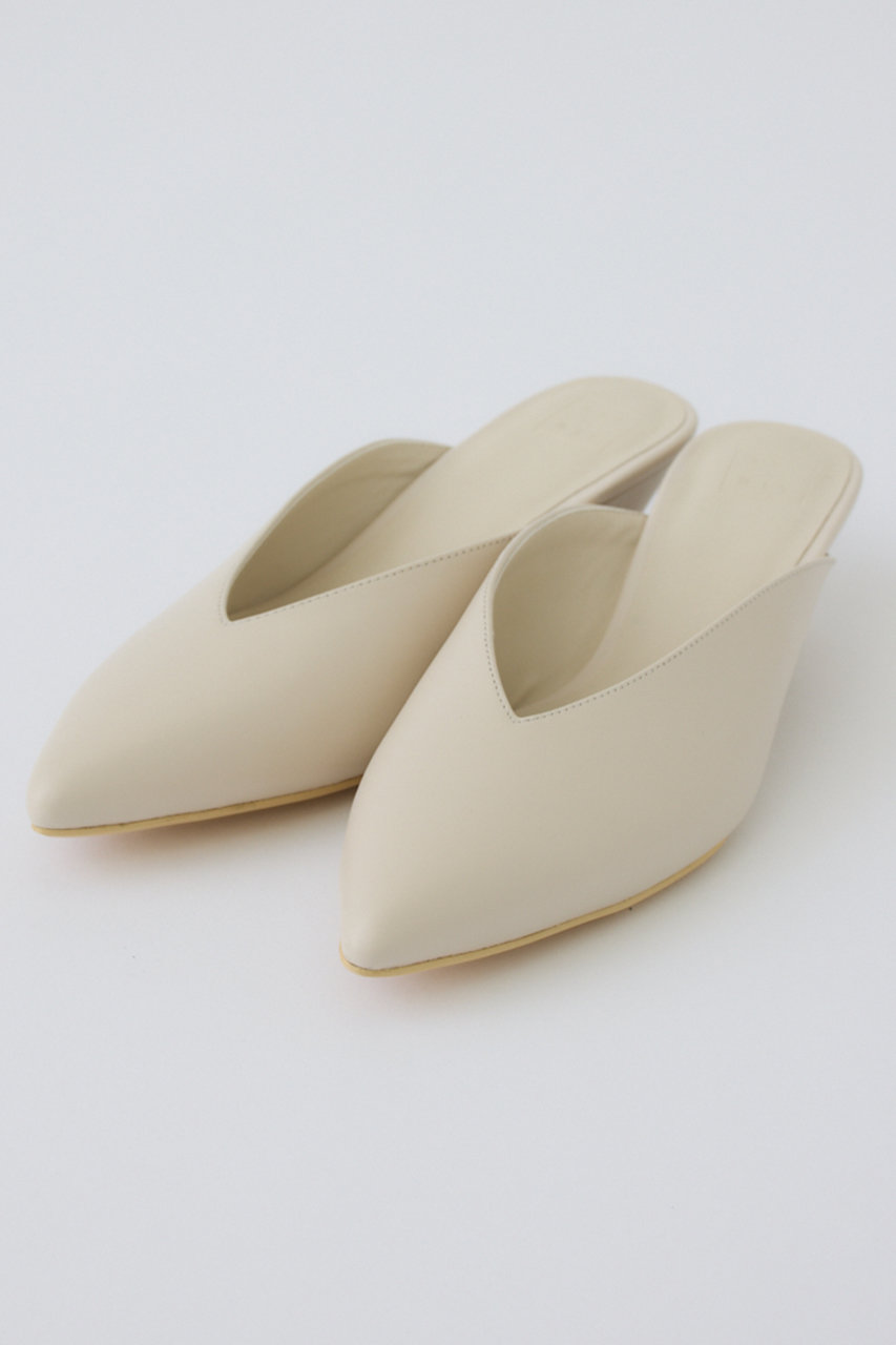 リムアーク/RIM.ARKのPointed toe mule/ミュール(アイボリー/460JAS50-0831)