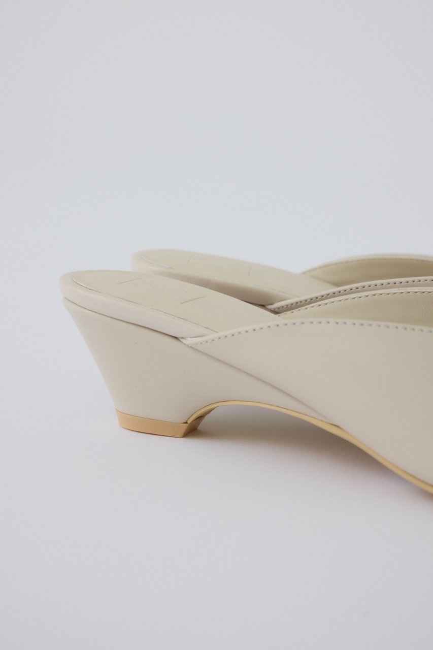 リムアーク ポインテッドミュール RIM.ARK(リムアーク)｜Pointed toe mule/ミュール/アイボリー の通販