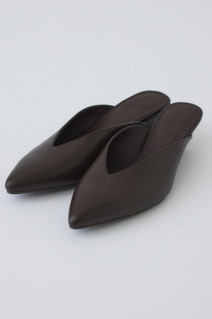 リムアーク/RIM.ARKのPointed toe mule/ミュール(ブラウン/460JAS50-0831)