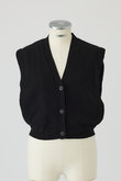 RIM.ARK(リムアーク)｜Compact knit vest/ベスト/ブラック の通販