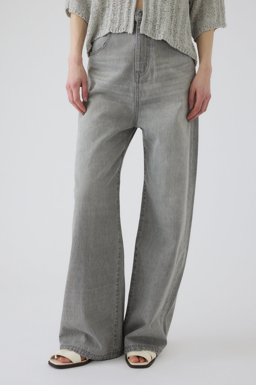 RIM.ARK Middle straight light denim/デニム (グレー, 34) リムアーク ELLE SHOP