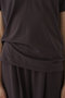 Smooth texture v-neck tee/Tシャツ リムアーク/RIM.ARK