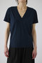 Smooth texture v-neck tee/Tシャツ リムアーク/RIM.ARK