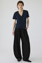 Smooth texture v-neck tee/Tシャツ リムアーク/RIM.ARK