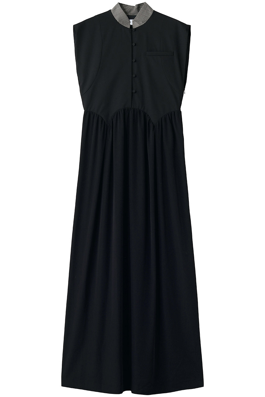 リムアーク/RIM.ARKのGlen collar dress/ドレス(BLK/460JAN33-0231)