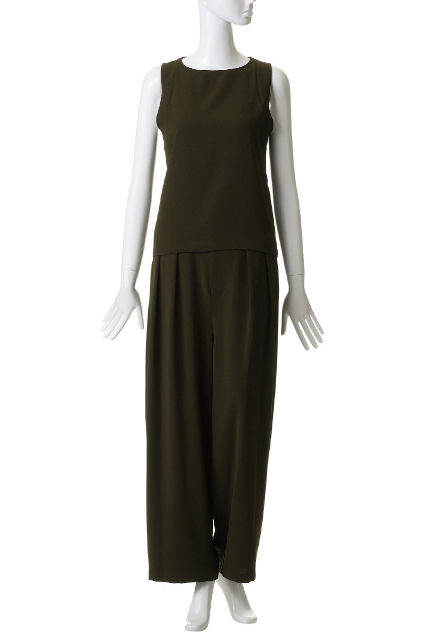 RIM.ARK ette sleeveless tops カーキ36 RIM.ARK ette sleeveless tops カーキ36 RIM.ARK(リムアーク