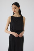 Triacetate satin tops/トップス