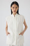 Linen mix box vest/ベスト リムアーク/RIM.ARK