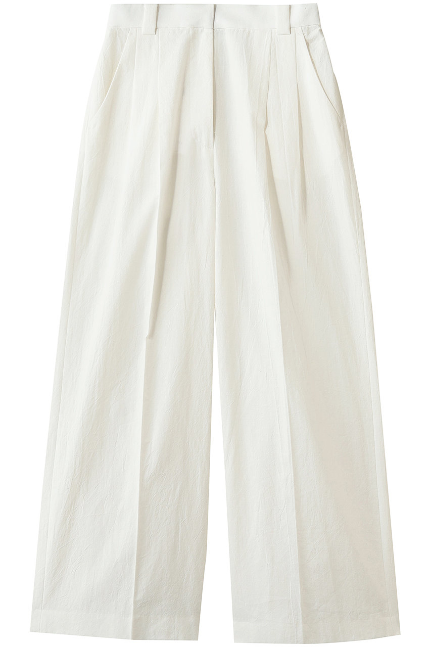 リムアーク/RIM.ARKのLinen mix slacks/スラックス(WHT/460JAL31-0441)