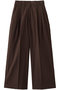 Linen mix slacks/スラックス リムアーク/RIM.ARK BRN