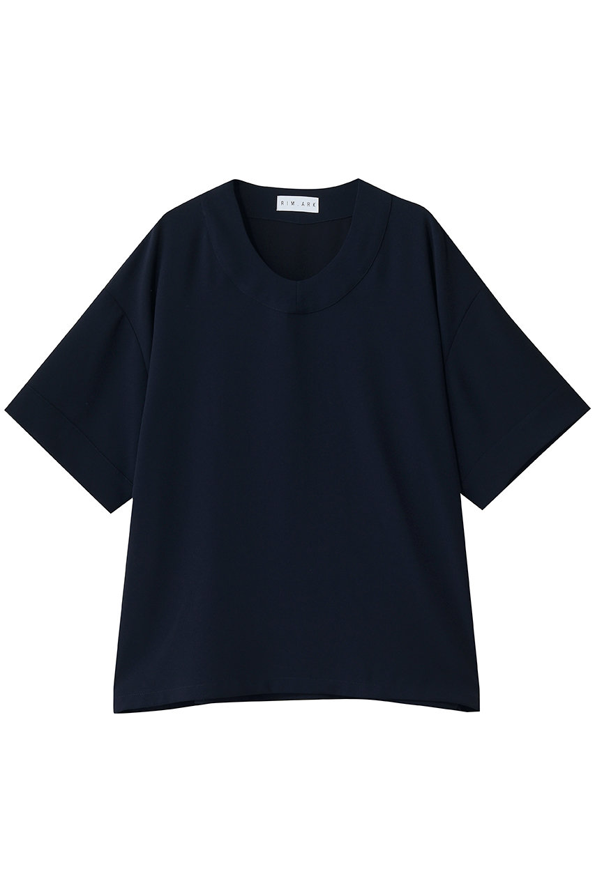 リムアーク/RIM.ARKのGeorgette u-neck tops/トップス(NVY/460JAL30-1001)