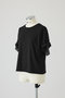 Mesh layered sleeve tee/Tシャツ リムアーク/RIM.ARK