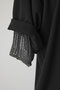 Mesh layered sleeve tee/Tシャツ リムアーク/RIM.ARK