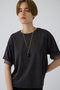 Mesh layered sleeve tee/Tシャツ リムアーク/RIM.ARK