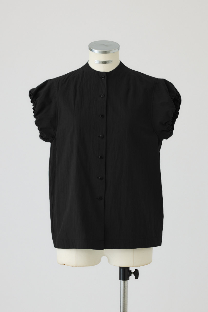 リムアーク/RIM.ARKのBottle neck volume blouse/ブラウス(ブラック/460JAL30-0371)