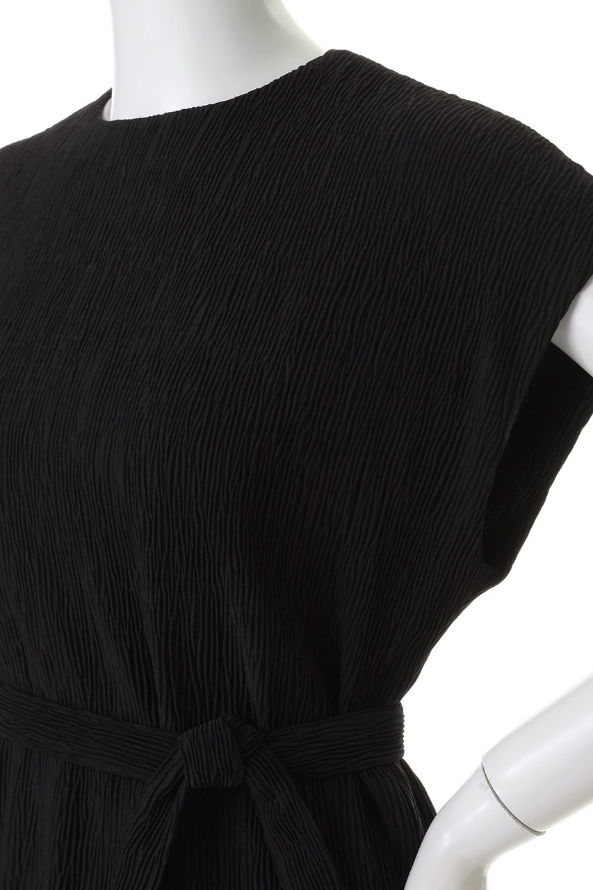 RIM.ARK(リムアーク)｜Crew neck relax OP/ワンピース/ブラック の通販