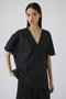 Gather sleeve v-neck PO/プルオーバー リムアーク/RIM.ARK