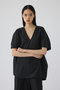 Gather sleeve v-neck PO/プルオーバー リムアーク/RIM.ARK