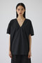 Gather sleeve v-neck PO/プルオーバー リムアーク/RIM.ARK