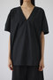 Gather sleeve v-neck PO/プルオーバー リムアーク/RIM.ARK