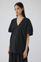 Gather sleeve v-neck PO/プルオーバー リムアーク/RIM.ARK