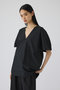 Gather sleeve v-neck PO/プルオーバー リムアーク/RIM.ARK