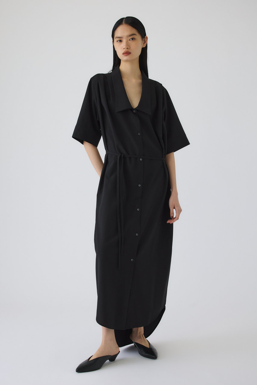 リムアーク/RIM.ARKのQuaker collar dress/ドレス(ブラック/460JAS33-0741)