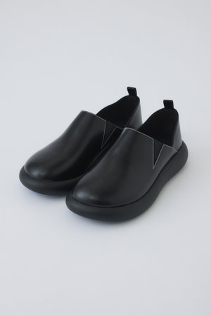 リムアーク/RIM.ARKのLeather slip-on/スリッポン(130400/130403)