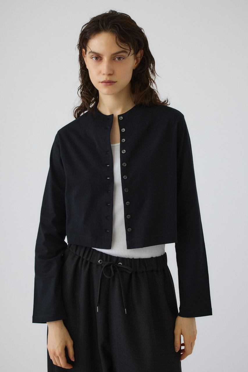 リムアーク/RIM.ARKのNeck darts cut long T/SH/Tシャツ(ブラック/460JAL80-0931)