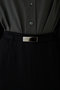 Belt set tuck pleats SK/スカート リムアーク/RIM.ARK