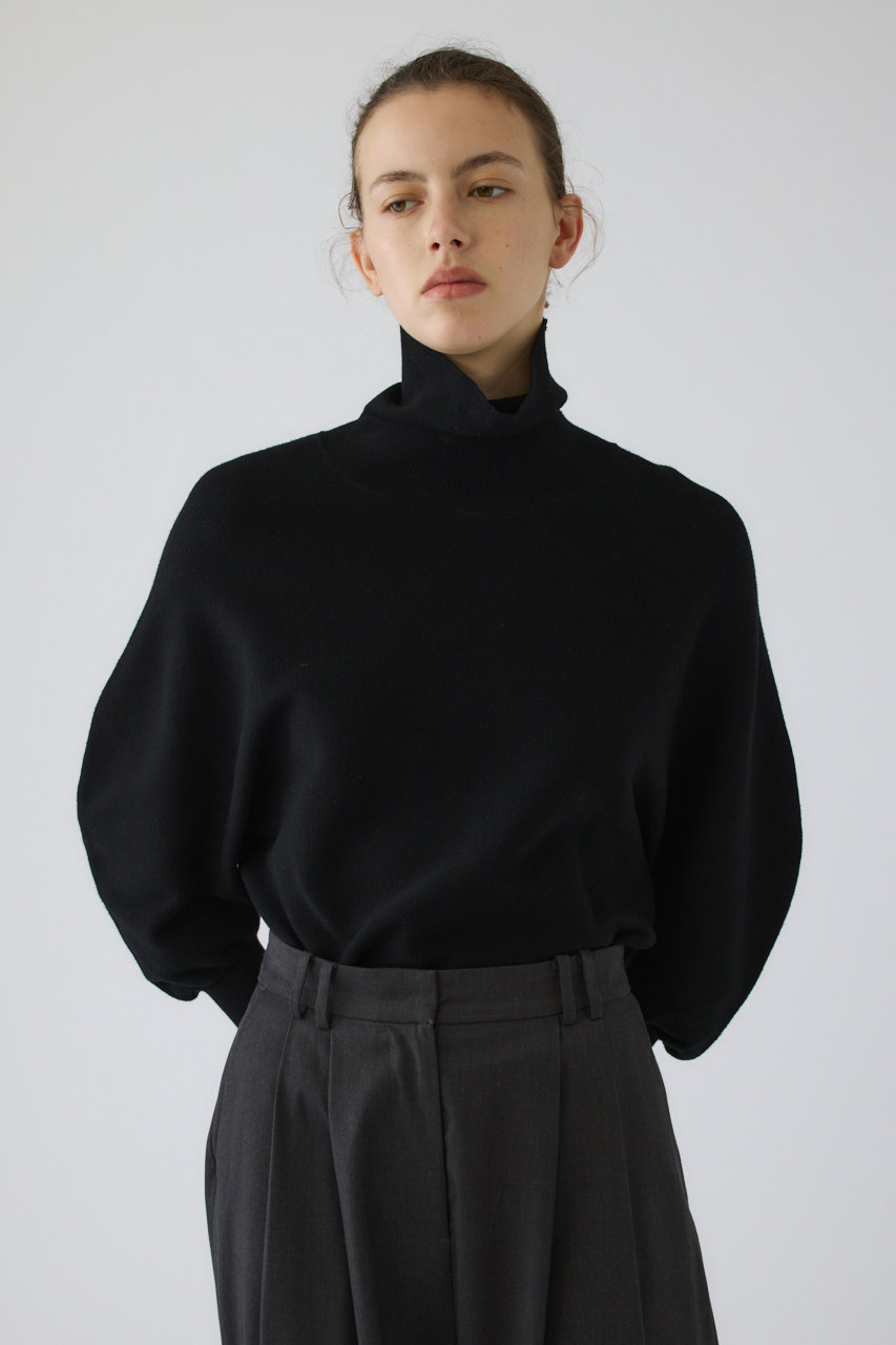 リムアーク/RIM.ARKのDolman wide washable knit/ニット(ブラック/460JAL70-1991)