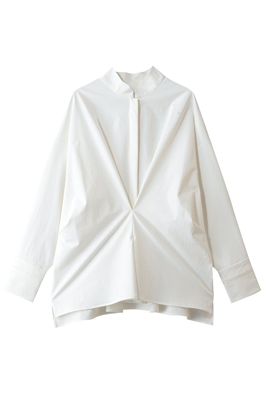 RIM.ARK Tuck point wide shirt/シャツ (ホワイト, FREE) リムアーク ELLE SHOP