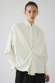 Tuck point wide shirt/シャツ