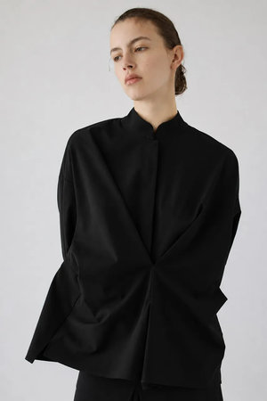 リムアーク/RIM.ARKのTuck point wide shirt/シャツ(110400/110403)