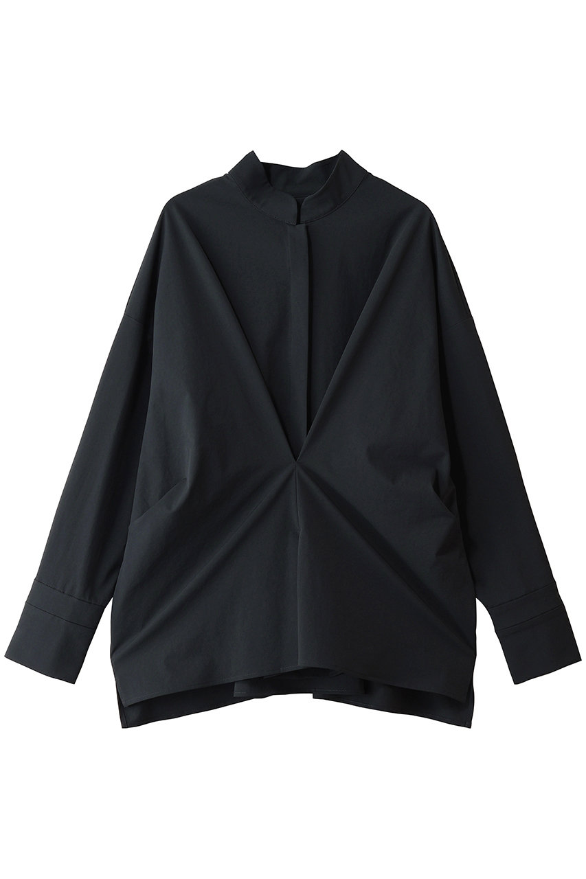 RIM.ARK Tuck point wide shirt/シャツ (ブラック, FREE) リムアーク ELLE SHOP